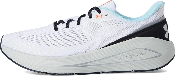 Under Armour Hovr Sonic 7 Men's Running Shoes White/Hydro Green/Metallic Silver : 11 D - Medium, Synthetic - Image 6
