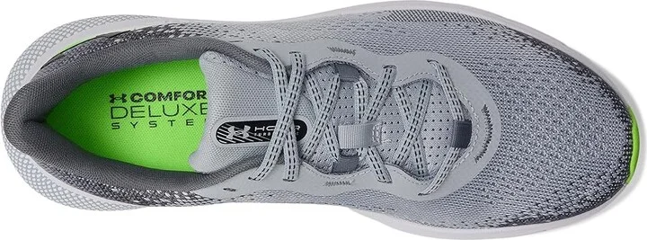 Under Armour Hovr Turbulence 2 Men's Shoes Mod Gray/Hyper Green/Black : 10.5 D - Medium - Image 2