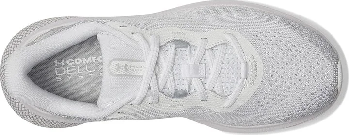 Under Armour Hovr Turbulence 2 Women's Shoes White/White/Metallic Silver : 7.5 B - Medium, Synthetic - Image 2