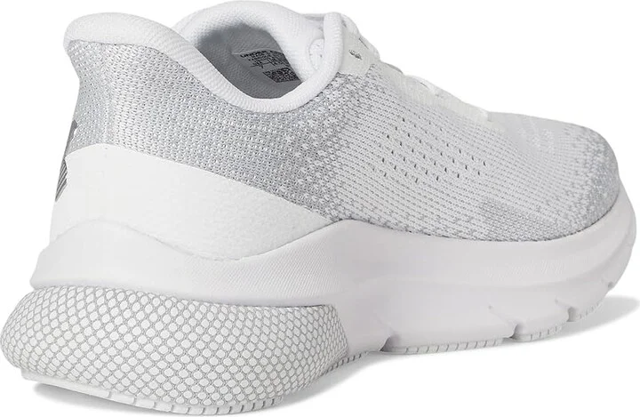 Under Armour Hovr Turbulence 2 Women's Shoes White/White/Metallic Silver : 7.5 B - Medium, Synthetic - Image 4
