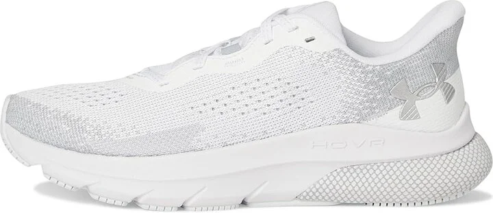 Under Armour Hovr Turbulence 2 Women's Shoes White/White/Metallic Silver : 7.5 B - Medium, Synthetic - Image 6