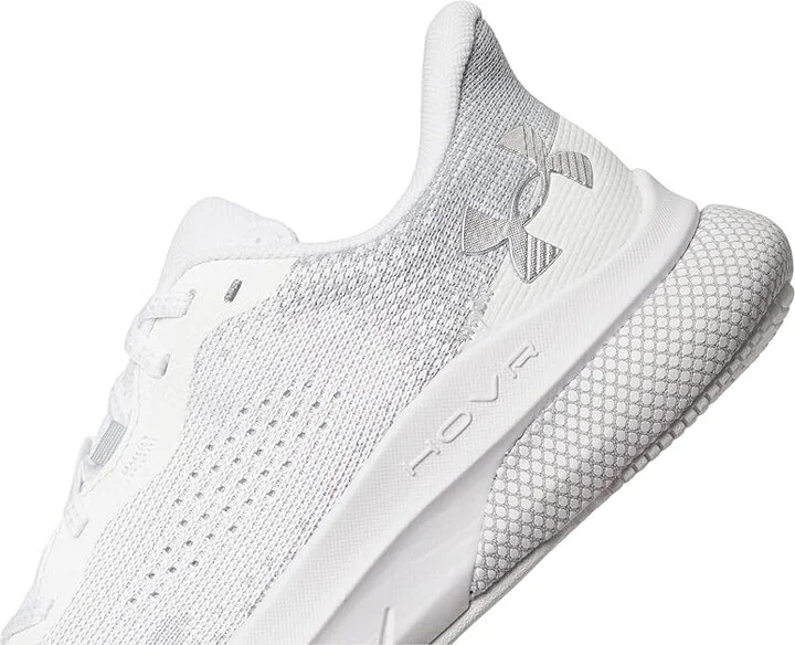Under Armour Hovr Turbulence 2 Women's Shoes White/White/Metallic Silver : 7.5 B - Medium, Synthetic - Image 7