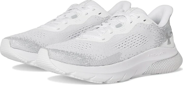 Under Armour Hovr Turbulence 2 Women's Shoes White/White/Metallic Silver : 7.5 B - Medium, Synthetic