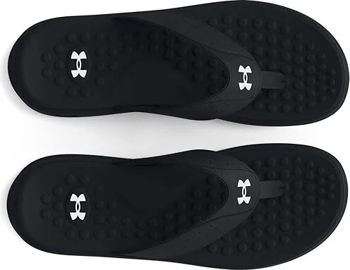 Under Armour Ignite 7 Flip-Flop Men's Shoes Black/Black/White : 9 D - Medium, Synthetic - Image 2