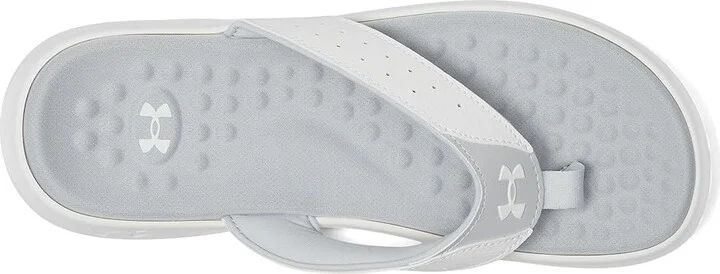 Under Armour Ignite 7 Flip-Flop Men's Shoes White/Halo Gray/White : 9 D - Medium, Synthetic - Image 2