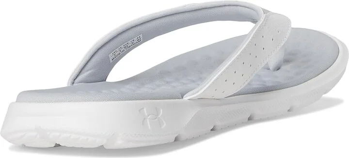 Under Armour Ignite 7 Flip-Flop Men's Shoes White/Halo Gray/White : 9 D - Medium, Synthetic - Image 4