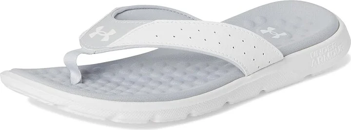 Under Armour Ignite 7 Flip-Flop Men's Shoes White/Halo Gray/White : 9 D - Medium, Synthetic - Image 5