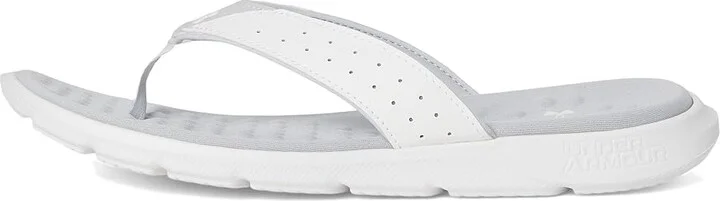 Under Armour Ignite 7 Flip-Flop Men's Shoes White/Halo Gray/White : 9 D - Medium, Synthetic - Image 6