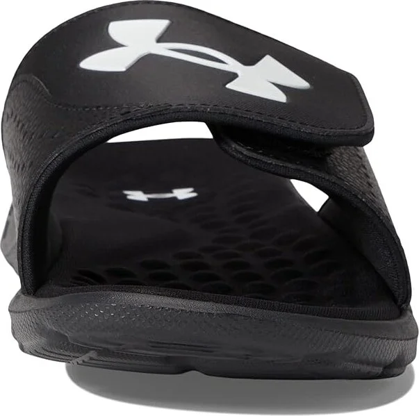Under Armour Ignite Pro Slide Men's Shoes Black/Black/White : 15 D - Medium, Synthetic - Image 2