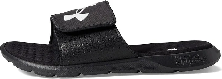 Under Armour Ignite Pro Slide Men's Shoes Black/Black/White : 15 D - Medium, Synthetic - Image 5