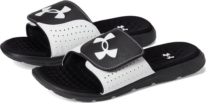 Under Armour Ignite Pro Slide Men's Shoes Black/White/Black : 15 D - Medium, Synthetic