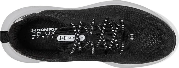 Under Armour Infinite Men's Running Shoes Black/Black/White : 10.5 D - Medium, Polyester - Image 2