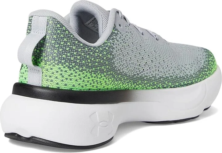 Under Armour Infinite Men's Running Shoes Mod Gray/Hyper Green/Black : 11.5 D - Medium, Polyester - Image 4