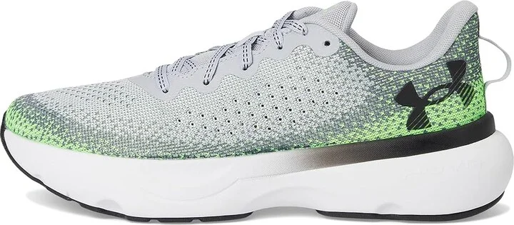 Under Armour Infinite Men's Running Shoes Mod Gray/Hyper Green/Black : 11.5 D - Medium, Polyester - Image 6