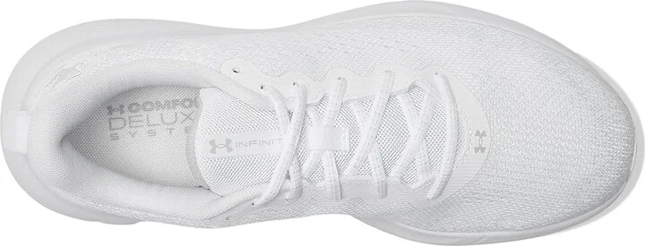 Under Armour Infinite Men's Running Shoes White/White/White : 8.5 D - Medium, Polyester - Image 2
