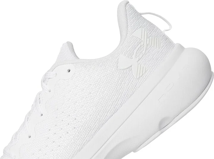 Under Armour Infinite Men's Running Shoes White/White/White : 8.5 D - Medium, Polyester - Image 7