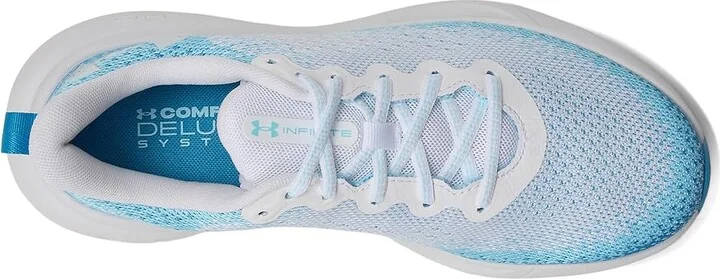 Under Armour Infinite Women's Running Shoes White/Ether Blue/White : 7.5 B - Medium - Image 2