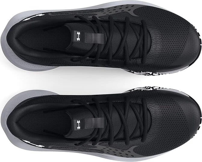 Under Armour JET '23 Shoes Black/Jet Gray/White : Men's 11.5 - Women's 13 Medium, Rubber - Image 2