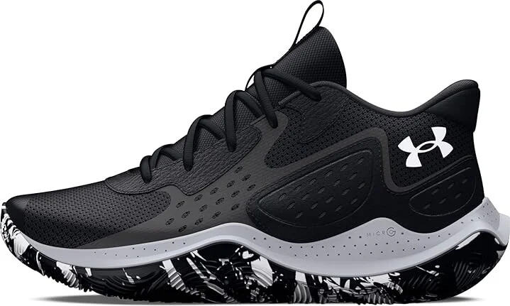 Under Armour JET '23 Shoes Black/Jet Gray/White : Men's 11.5 - Women's 13 Medium, Rubber - Image 3