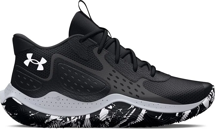 Under Armour JET '23 Shoes Black/Jet Gray/White : Men's 11.5 - Women's 13 Medium, Rubber - Image 4
