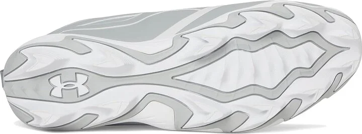 Under Armour Leadoff Icon Low RM Baseball Cleats Men's Shoes Baseball Gray/White/Baseball Gray : 12 D - Medium, Synthetic - Image 3