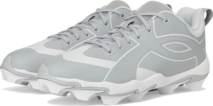 Under Armour Leadoff Icon Low RM Baseball Cleats Men's Shoes Baseball Gray/White/Baseball Gray : 12 D - Medium, Synthetic
