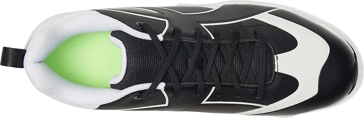 Under Armour Leadoff Icon Low RM Baseball Cleats Men's Shoes Black/White/Black : 9.5 D - Medium, Synthetic - Image 2