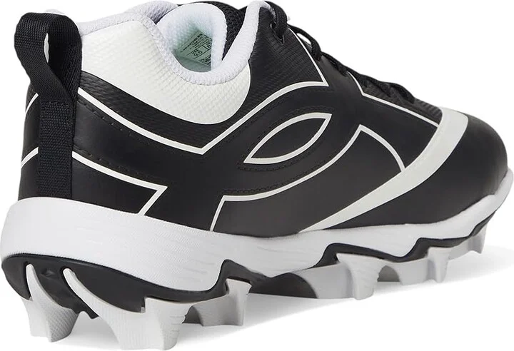 Under Armour Leadoff Icon Low RM Baseball Cleats Men's Shoes Black/White/Black : 9.5 D - Medium, Synthetic - Image 4