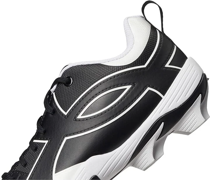 Under Armour Leadoff Icon Low RM Baseball Cleats Men's Shoes Black/White/Black : 9.5 D - Medium, Synthetic - Image 7