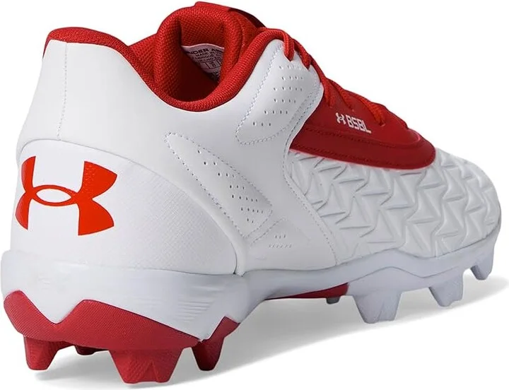 Under Armour Leadoff Low RM 3.0 Baseball Cleat Men's Shoes Black/Black/White : 15 D - Medium, Synthetic - Image 9