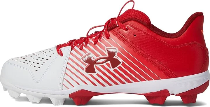 Under Armour Leadoff Low RM Baseball Cleats Men's Shoes Red/White/Stadium Red : 12 D - Medium, Synthetic - Image 6
