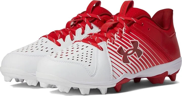 Under Armour Leadoff Low RM Baseball Cleats Men's Shoes Red/White/Stadium Red : 12 D - Medium, Synthetic