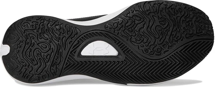 Under Armour Lockdown 7 Basketball Shoes Black/Black/Metallic Gold : Men's 10.5 - Women's 12 Medium, Synthetic - Image 3