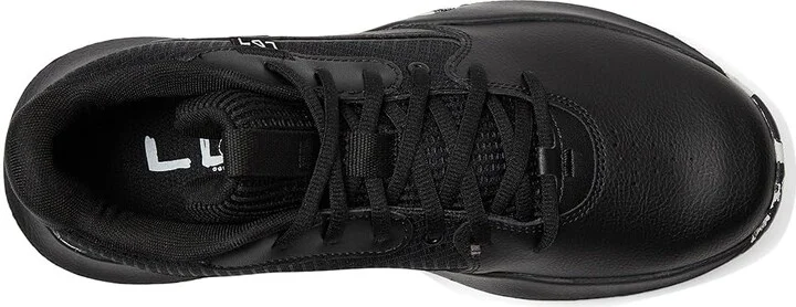 Under Armour Lockdown 7 Basketball Shoes Black/Black/Metallic Silver : Men's 11.5 - Women's 13 Medium, Synthetic - Image 2