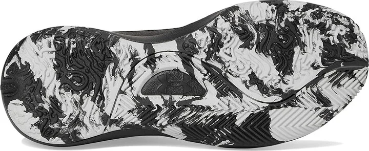 Under Armour Lockdown 7 Basketball Shoes Black/Black/Metallic Silver : Men's 11.5 - Women's 13 Medium, Synthetic - Image 3