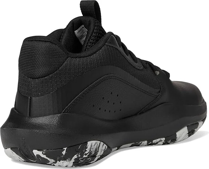 Under Armour Lockdown 7 Basketball Shoes Black/Black/Metallic Silver : Men's 11.5 - Women's 13 Medium, Synthetic - Image 4
