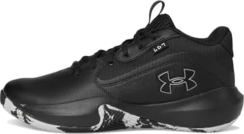 Under Armour Lockdown 7 Basketball Shoes Black/Black/Metallic Silver : Men's 11.5 - Women's 13 Medium, Synthetic - Image 6