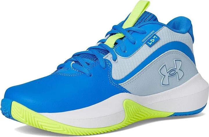 Under Armour Lockdown 7 Basketball Shoes Blue Calm/Blue Atlantis/Metallic Blue Calm : Men's 10.5 - Women's 12 Medium, Synthetic - Image 5