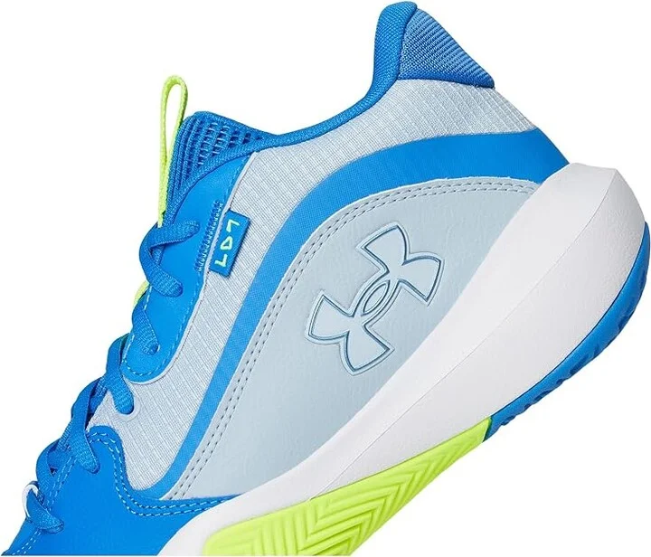 Under Armour Lockdown 7 Basketball Shoes Blue Calm/Blue Atlantis/Metallic Blue Calm : Men's 10.5 - Women's 12 Medium, Synthetic - Image 7