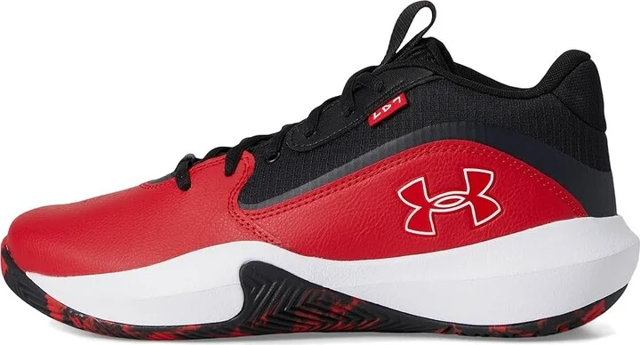 Under Armour Lockdown 7 Basketball Shoes Red/Black/Red : Men's 9.5 - Women's 11 Medium, Synthetic - Image 6