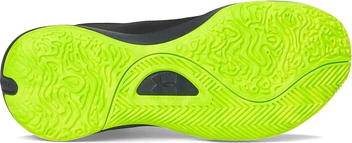 Under Armour Lockdown 7 Low Basketball Shoes Black/Black/Metallic Black : Men's 7 - Women's 8.5 Medium, Synthetic - Image 3