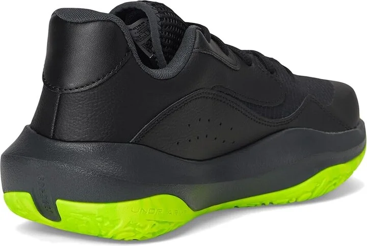 Under Armour Lockdown 7 Low Basketball Shoes Black/Black/Metallic Black : Men's 7 - Women's 8.5 Medium, Synthetic - Image 4