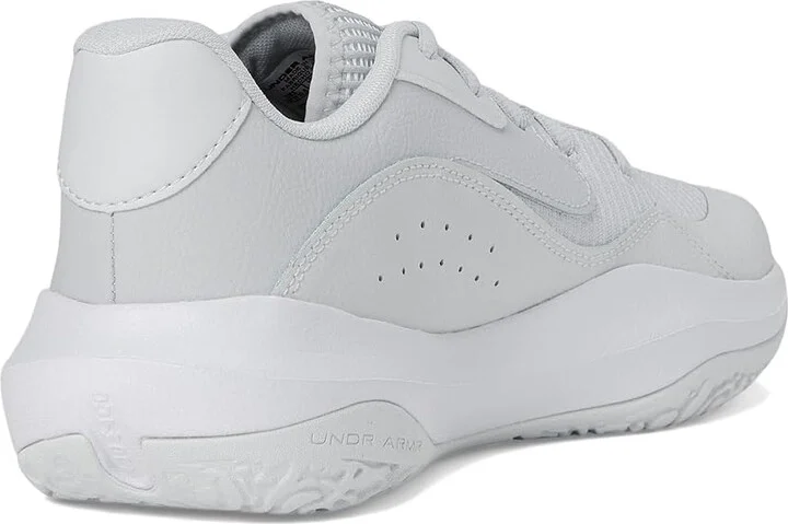 Under Armour Lockdown 7 Low Basketball Shoes Halo Gray/Distant Gray/Halo Gray : Men's 12.5 - Women's 14 Medium, Synthetic - Image 4