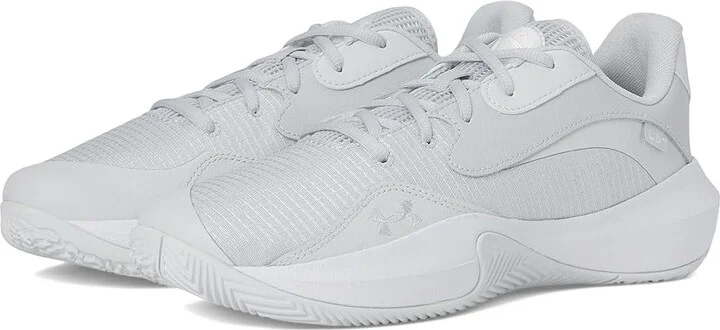 Under Armour Lockdown 7 Low Basketball Shoes Halo Gray/Distant Gray/Halo Gray : Men's 12.5 - Women's 14 Medium, Synthetic