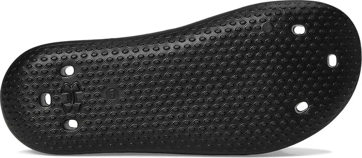 Under Armour Locker V Men's Sandals Black/Black/Black : 7 D - Medium, Rubber - Image 3