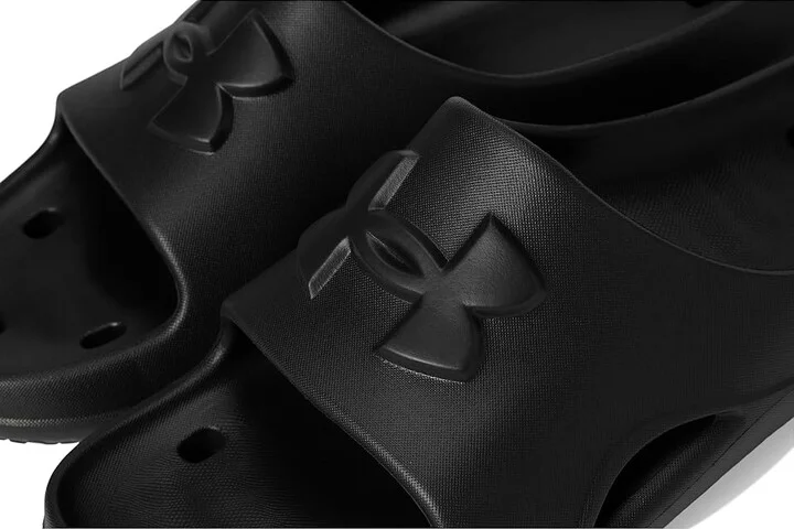 Under Armour Locker V Men's Sandals Black/Black/Black : 7 D - Medium, Rubber - Image 7
