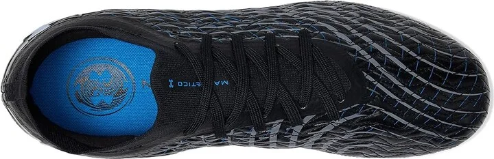 Under Armour Magnetico Pro 5 Soccer Cleats Soccer Shoes Black/Titan Gray/Blue Atlantis : Men's 6.5 - Women's 8 Medium, Synthetic - Image 2