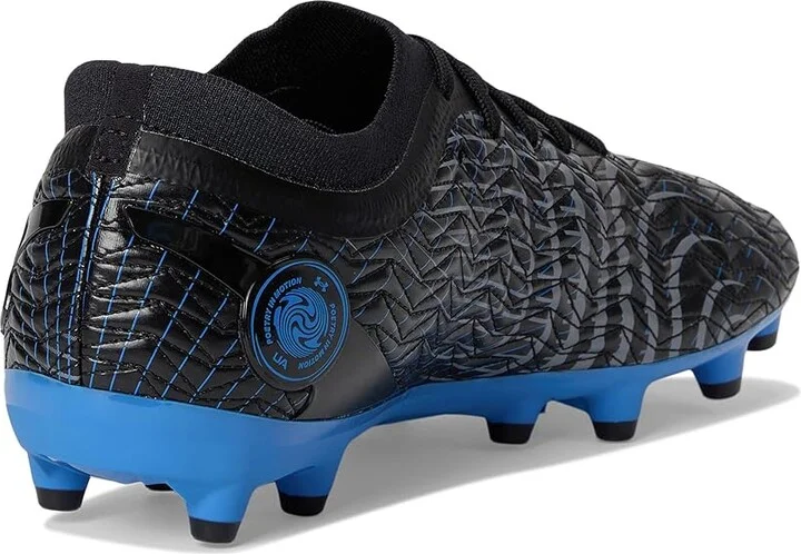 Under Armour Magnetico Pro 5 Soccer Cleats Soccer Shoes Black/Titan Gray/Blue Atlantis : Men's 6.5 - Women's 8 Medium, Synthetic - Image 4