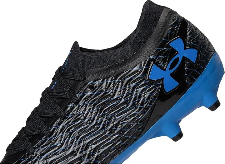 Under Armour Magnetico Pro 5 Soccer Cleats Soccer Shoes Black/Titan Gray/Blue Atlantis : Men's 6.5 - Women's 8 Medium, Synthetic - Image 7