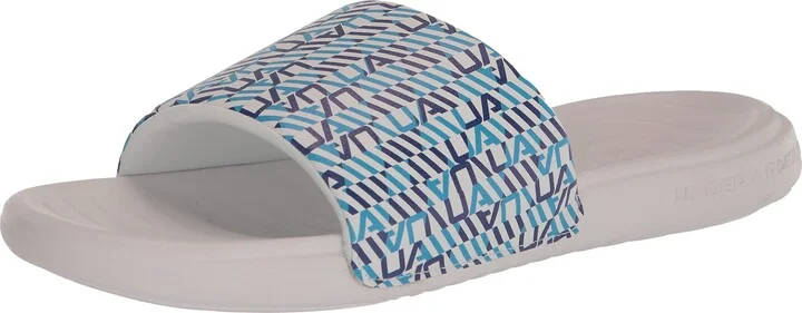 (114) White/White/Blue Mirage